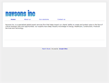 Tablet Screenshot of navsonstech.com